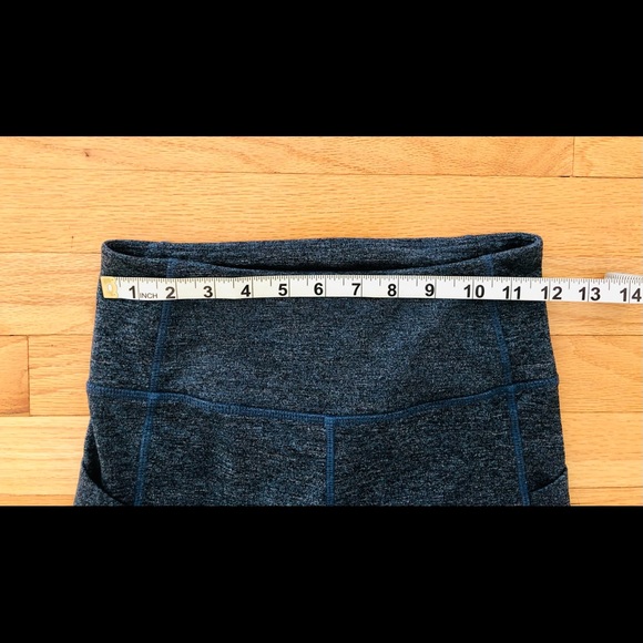 Mondetta Performance + Luxury blue gray workout leggings with pockets size XS - Picture 4 of 7